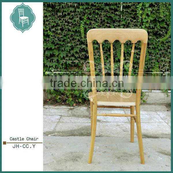hot sell wedding banquet used wooden chateau chair
