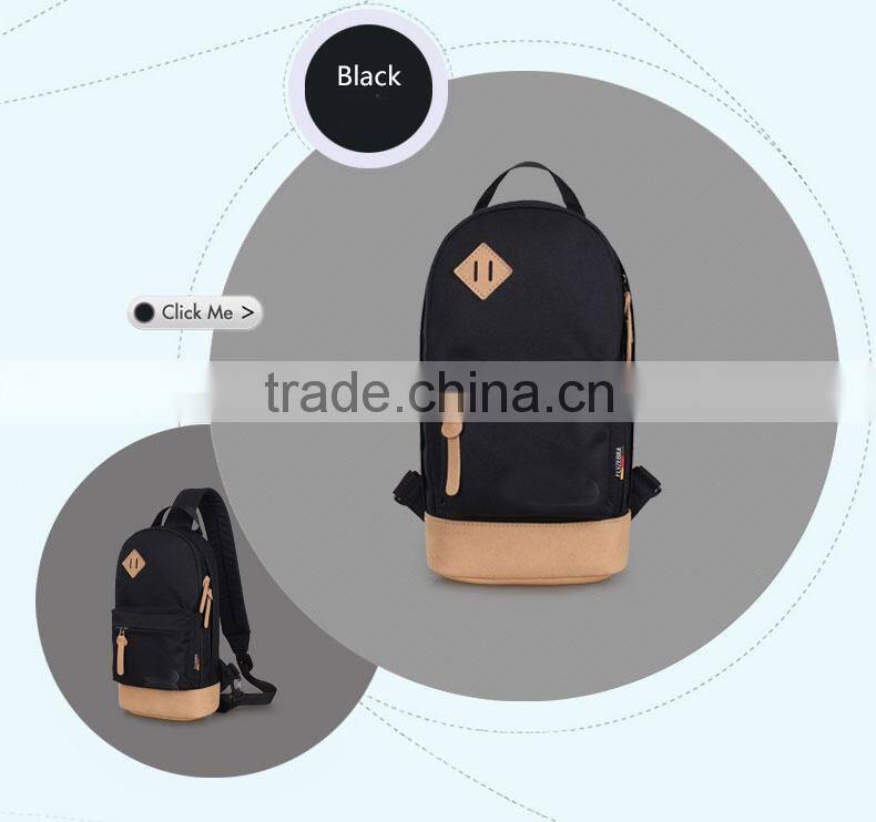 2014 handmade genuine leather shoulder chest bag