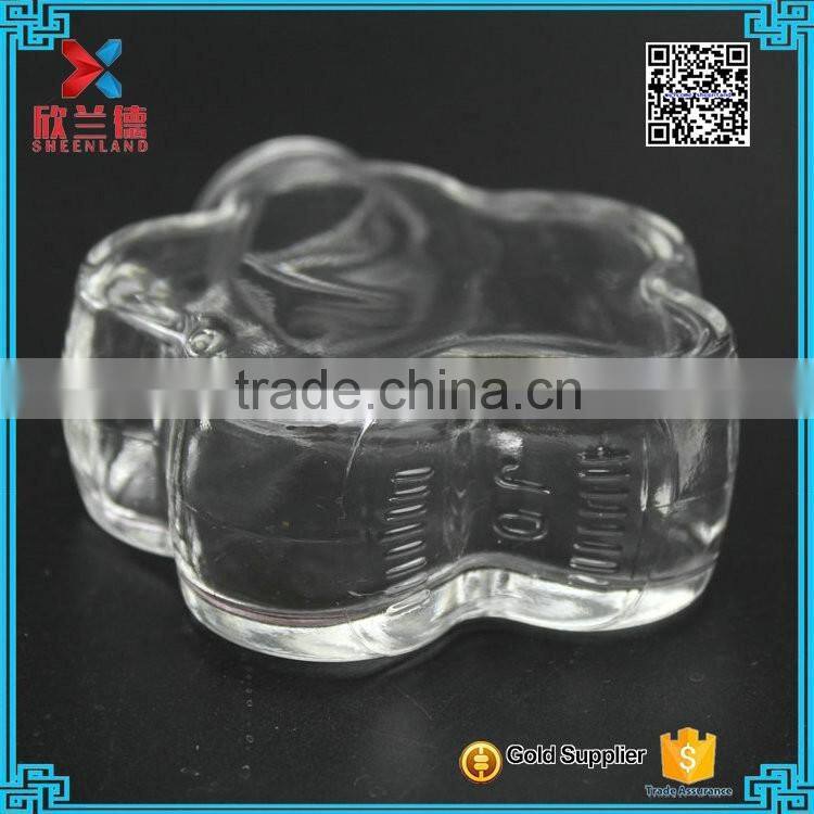 wholesale Gift use empty 120ml star shape wishing bottle with wooden cork