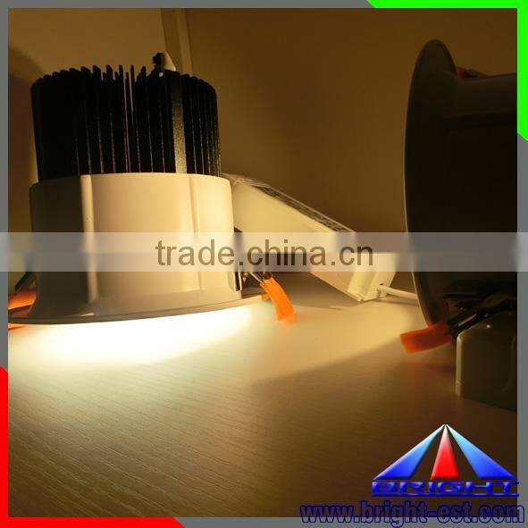 20w Recessed Downlight Aluminium Body 0-10v Dimmer Led COB Light /cob led street light