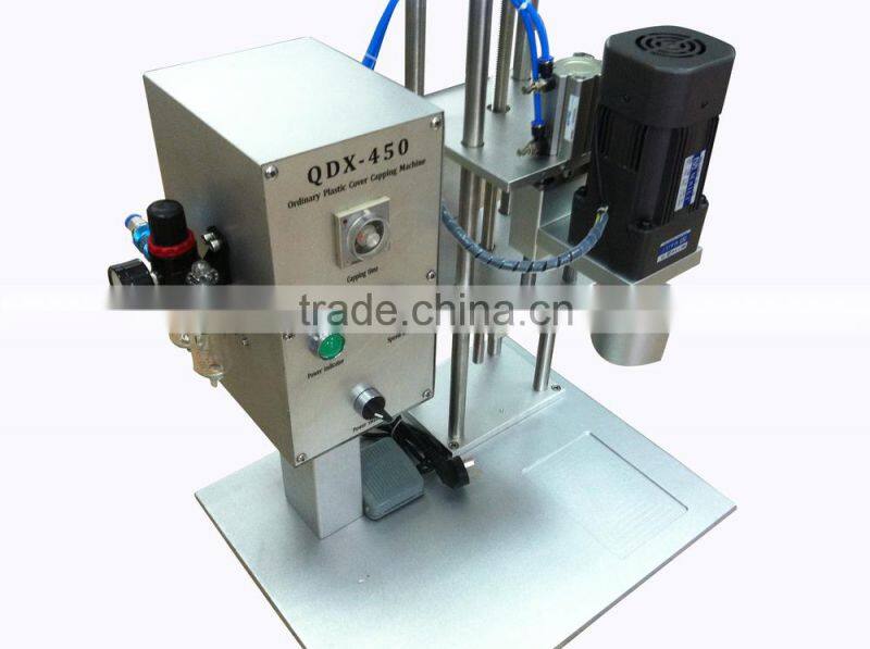 QDX-450 Plastic Cover Capping Machine/Table Electric Screw Capping Machine