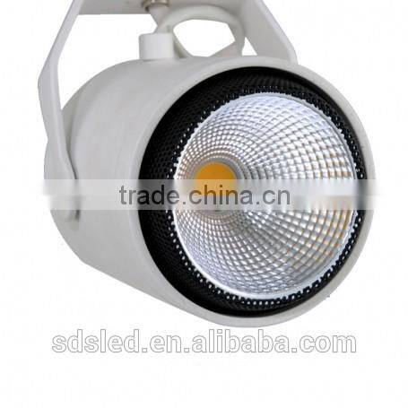 LED track light 40W Warm White Aluminum Alloy 2700-3200K cob led track light