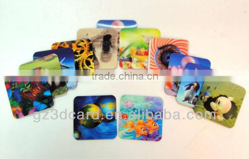 Custom lenticular 3D placemats of eiffel tower