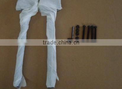 silver grey single metal beds/good school furniture metal dormitory beds