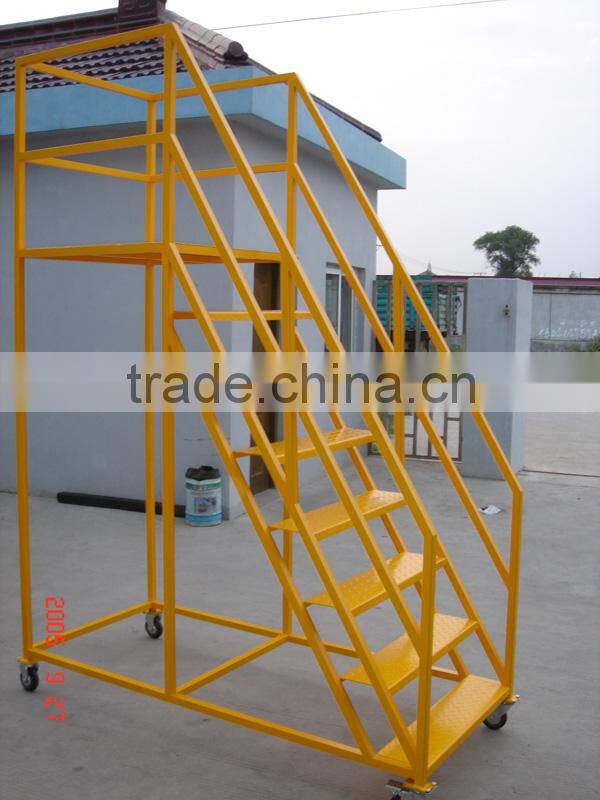step metal climb steel ladder