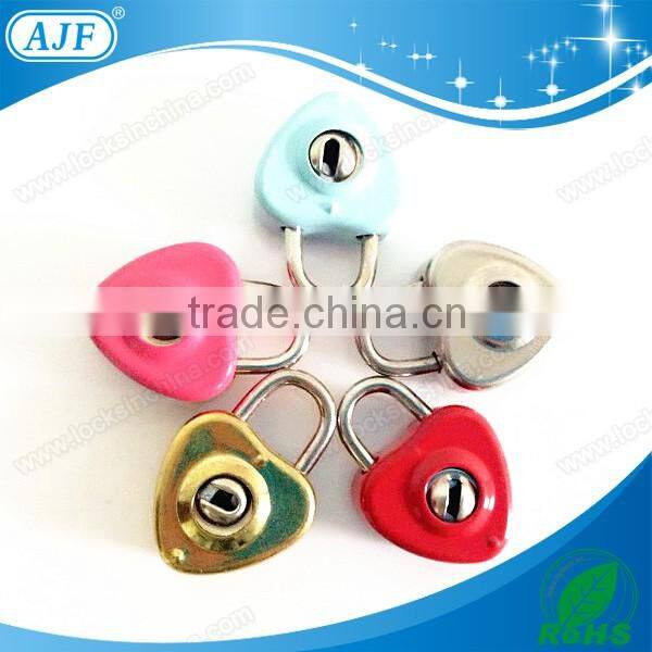AJF Wholesale popular colorful Square Plastic mini key locks