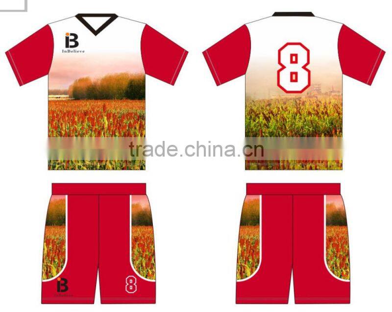 custom newest design hot sale club team soccer uniforms
