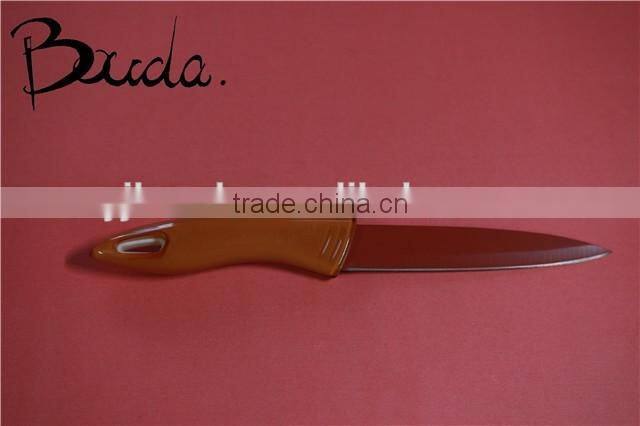 9.2" Best selling special style with spray paint blade kitchen knife BD-K6619