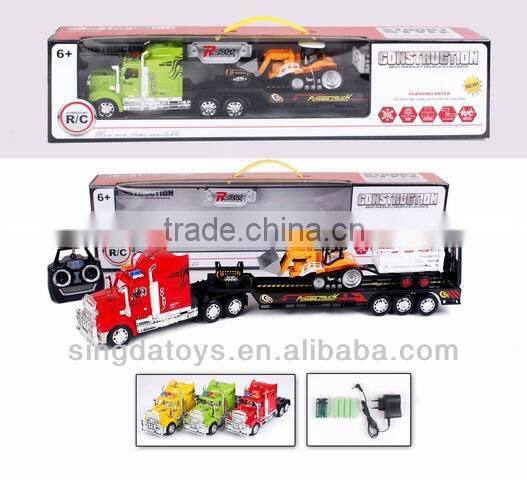 New arrive ! 4 Channel with light and recharge battery rc container truck