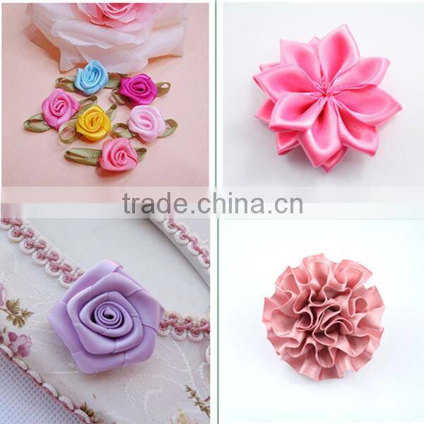 Custom ribbon rose flowers