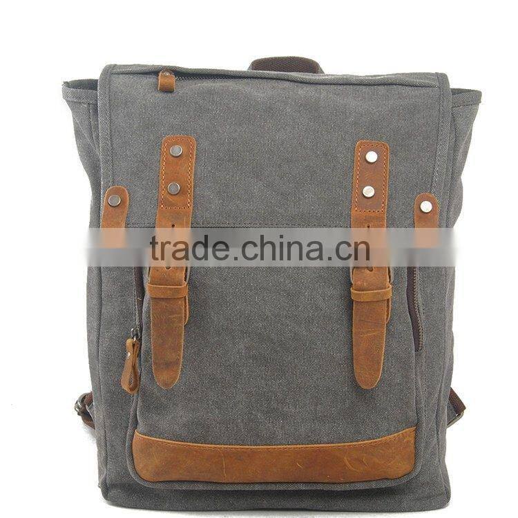 Best Quality Customized Logo Canvas Adult Backpack