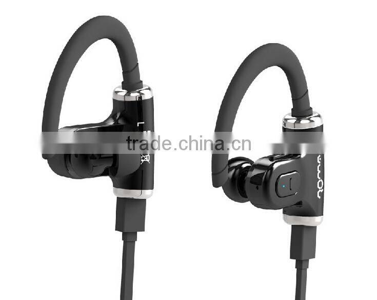 2015 best wireless ear hook bluetooth stereo cell phone headset with microphone of best price