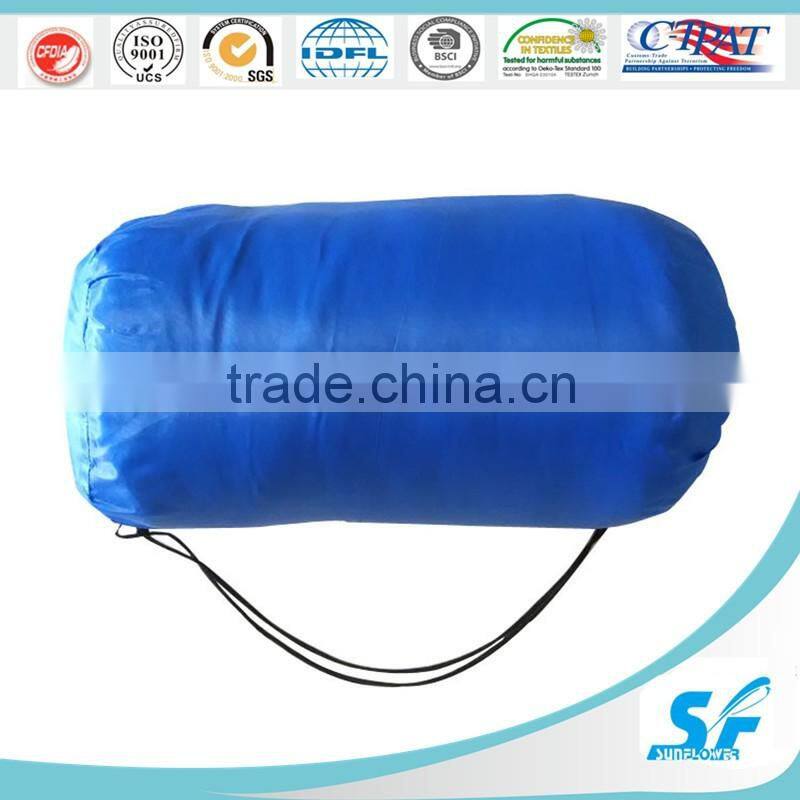 white feather and down mummy sleep bag