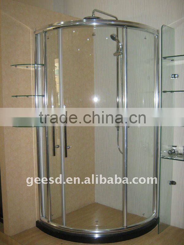 sanitary shower corner sliding shower room S8021