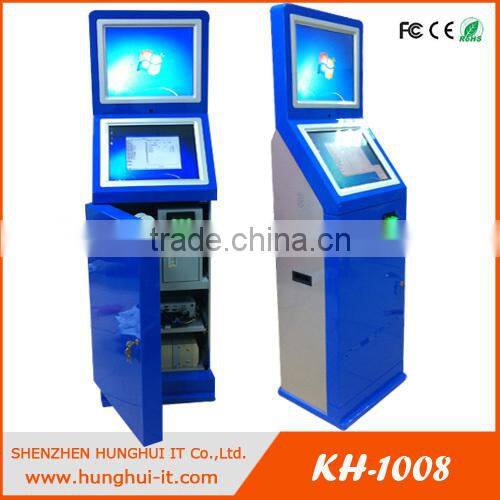 19" Dual Screen Payment Machine with Coin Acceptor and Cash Acceptor