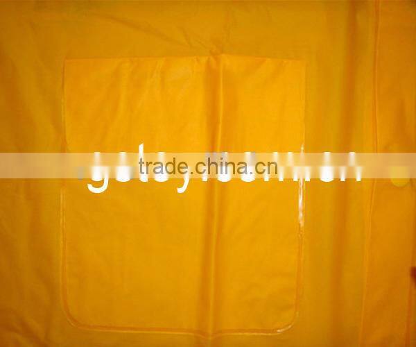 clear PVC PE raincoat