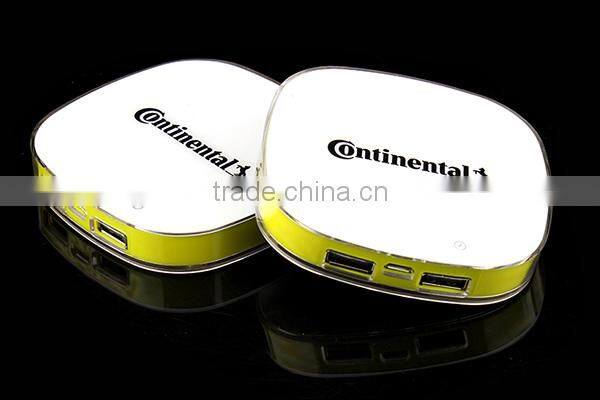 5000 mah dual usb output power bank phone charger