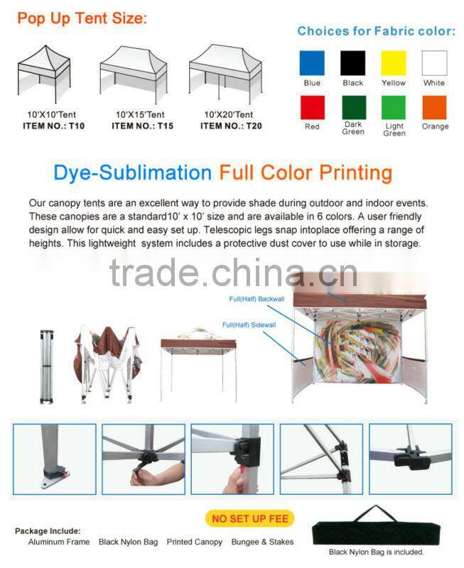 Outdoor Portable Pop Events Canopy