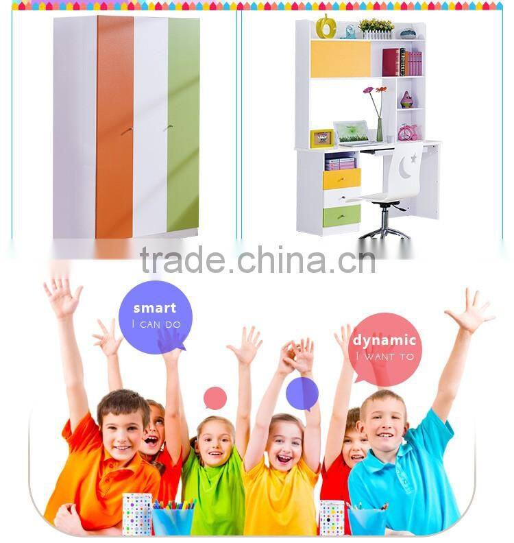 Fashion children lovely wooden bed for kids