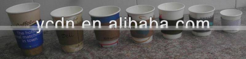 printed hot and cold cup sleeve plastic cup and paper cup sleeve