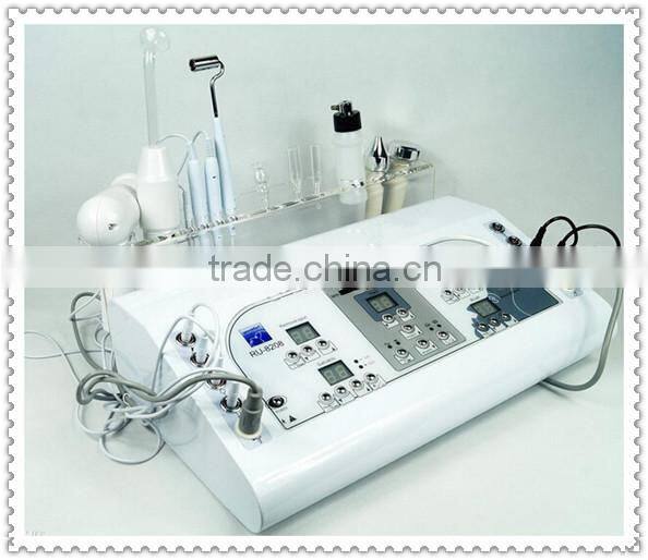 8 in 1 Facial vacuum galvanic high frequency spry machine