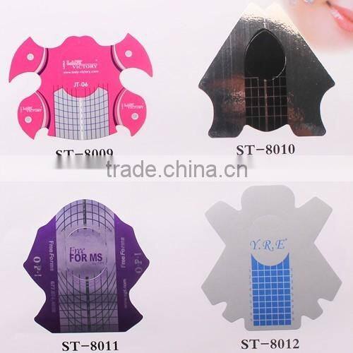 ST-8001-8036 defferent new designs Nail Art Tips Extension Forms nail nail form YiWu