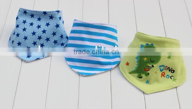 baby bib cotton jersey soft bib made in china cotton toddle scarf baby jersey adjustable bib middle color
