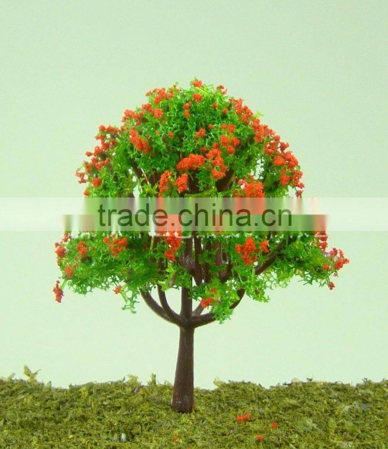 Decorative plastic tree, scale model trees, architectural model tree , train layout model,miniature scale trees, MT-19