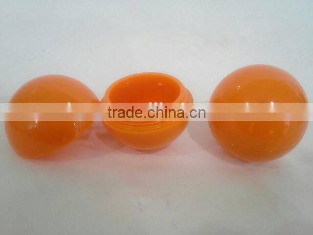 Colorful Plastic Macaron Shape empty cute Lip Balm Container