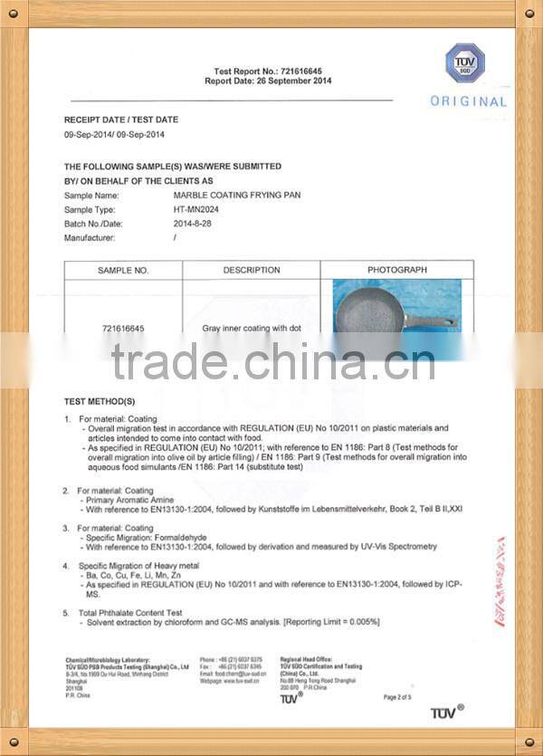 Press aluminum deep frying pan with straight body