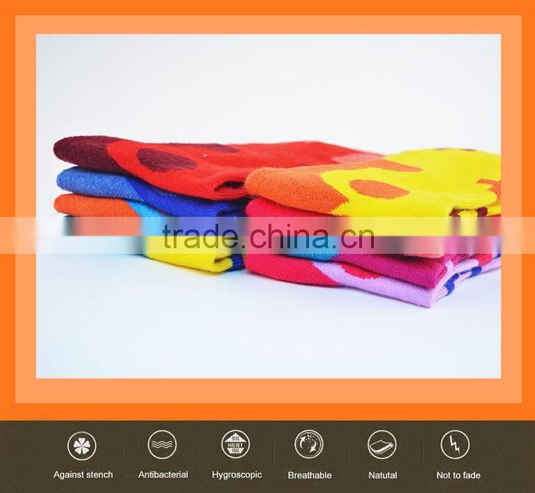 wholesale factory coloured padding merino wool socks