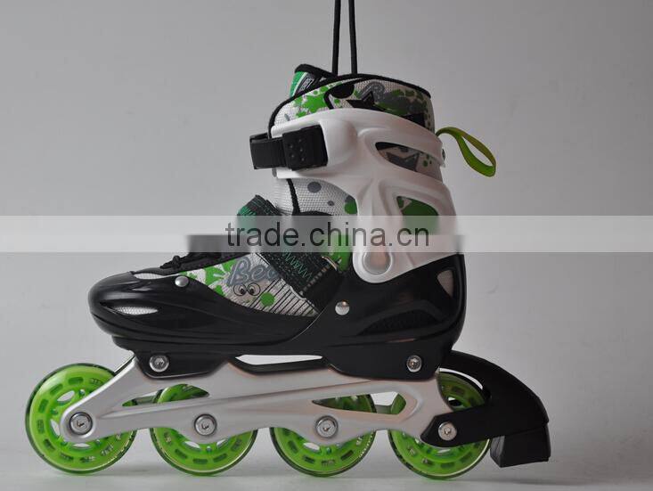 Quality and safety size adjustable inline skate for kids with ce