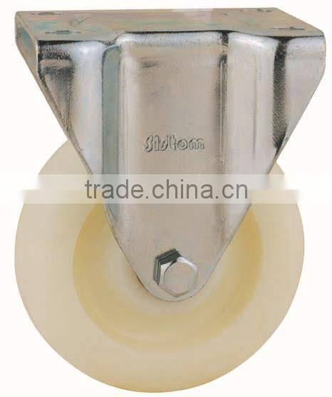 22 Series Double Ball Raceway Structure Top Plate Rigid White PP Caster