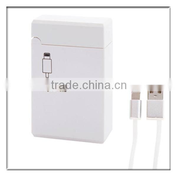 2016 new product colorful portable USB charge retractable hidden design lighter USB cable