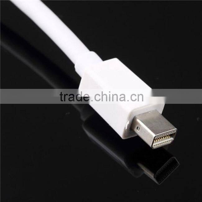 Wholesale white mini dp to VGA converter PC laptop to monitors
