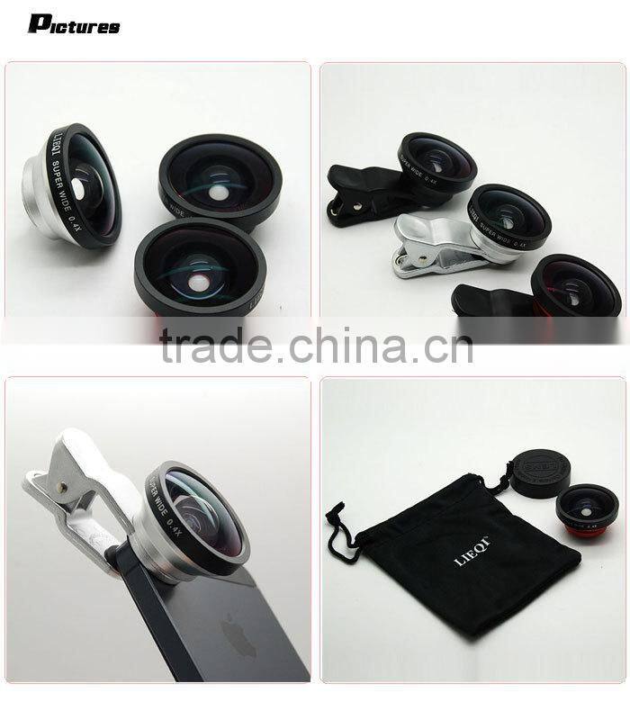 2 in1 camrea lens 0.4X Super Wide Angle+10X Macro Photo Lens Kit for iPhone Samsung