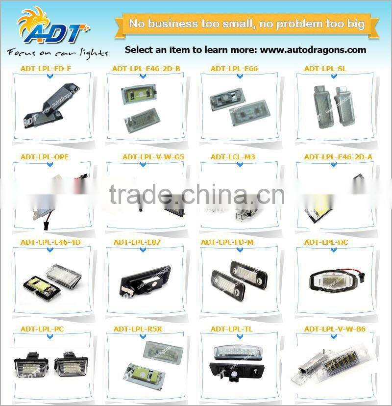 Canbus super white license plate lamp for Toyota for Lexus for Mitsubishi with Emark