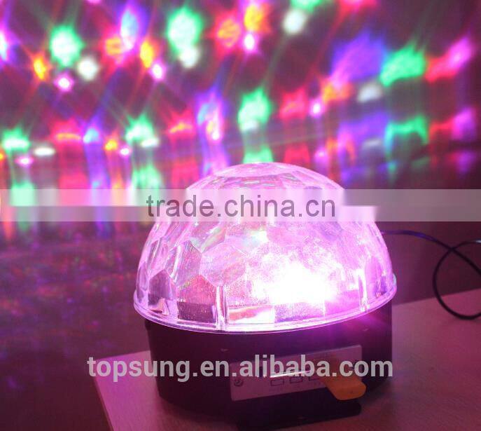 magic rgb discoteca support mp3 sd/tf card