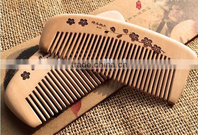 Personalized hair comb wholesale, custom curve handle hot pocket comb