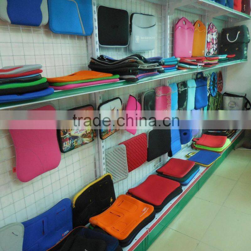 hot-saled high quality neoprene waterproofed black color business laptop bag/ laptop sleeve/pouch without handle