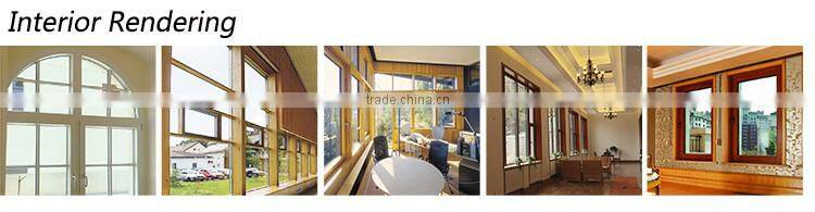 German thermal break solid wood double glazed casement windows
