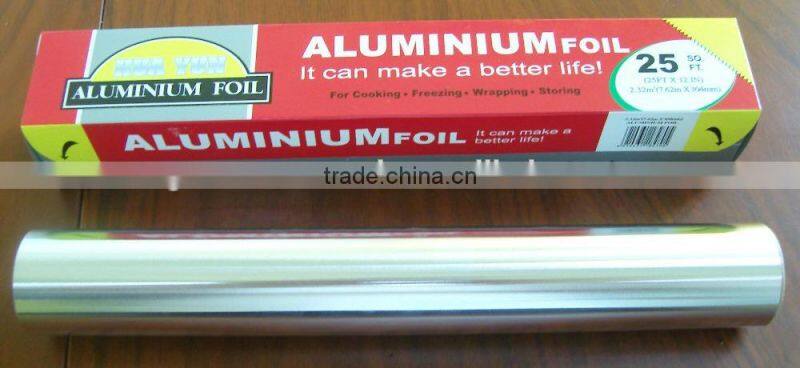 Aluminum foil for food wrapping