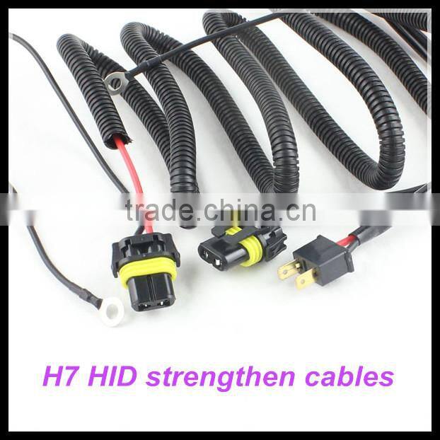 12v 35w 55w Single Beam Wire Harness Cable head lamp H7 lamp warning canceller