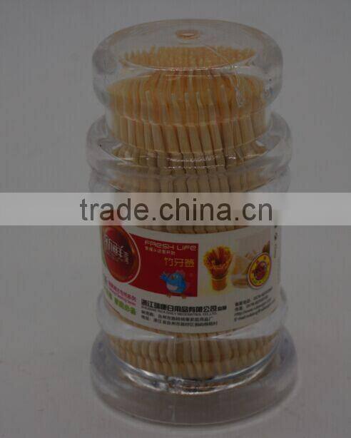 Custom Bamboo Toothpicks with Functional Bottle