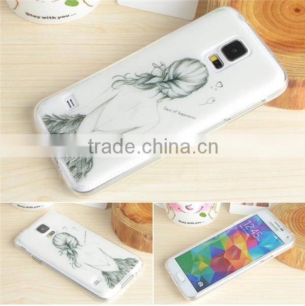 tpu rubber protective devil case for samsung galaxy s5