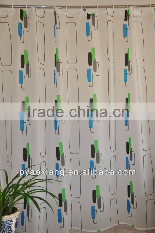 plastic bathroom curtain designs