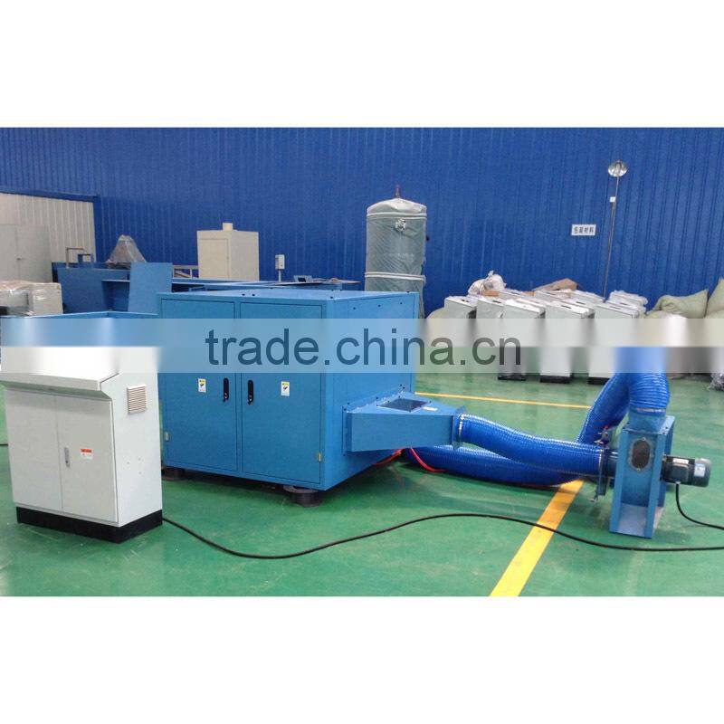 Ball and foam pillow filling machine
