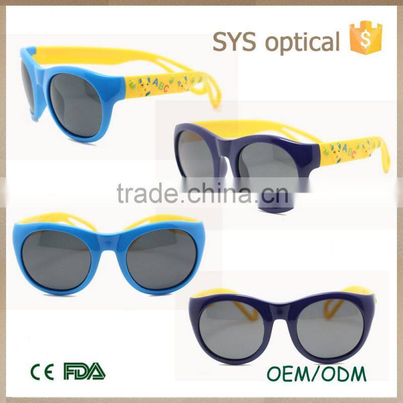 836 New model kids sun glasses with color frame