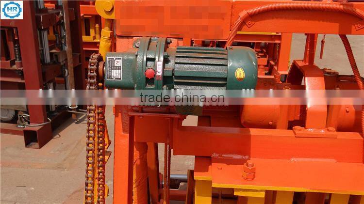QMY4-45 egg laying mobile concrete block making machine/small scale industries, conrete moulds