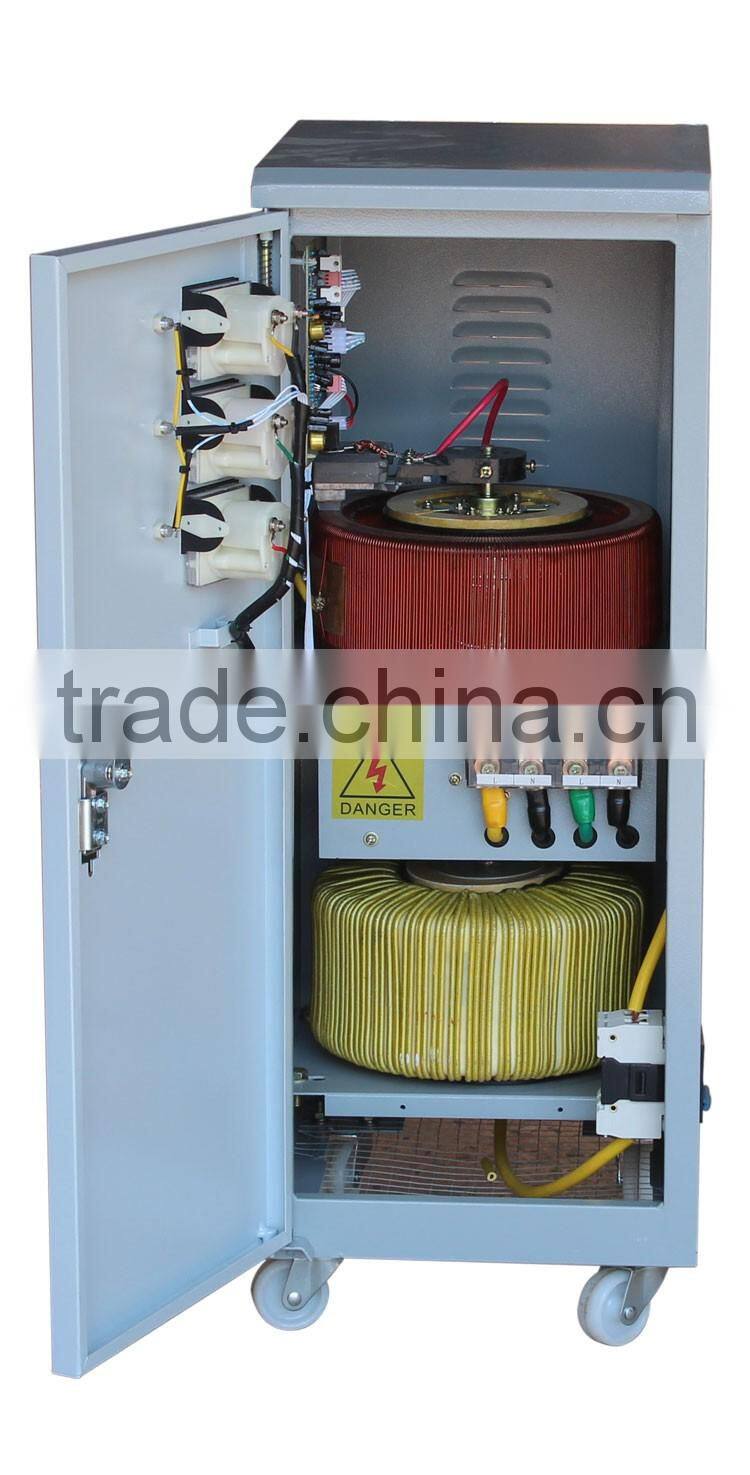 SVC 10Kva Automatic Single Phase Copper Coil Servo Motor Digital Voltage Stabilizer For Computer